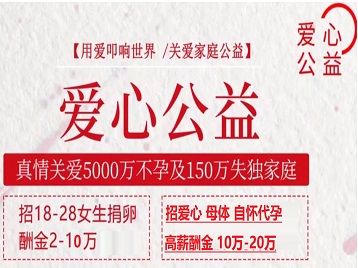 禅城捐卵助孕生子 爱心志愿者招募